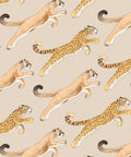 Amazon Big Cat Wallpaper, Beige