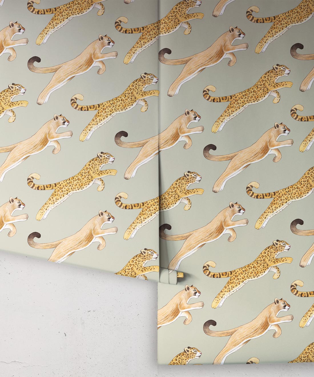 Amazon Big Cat Wallpaper, Olive