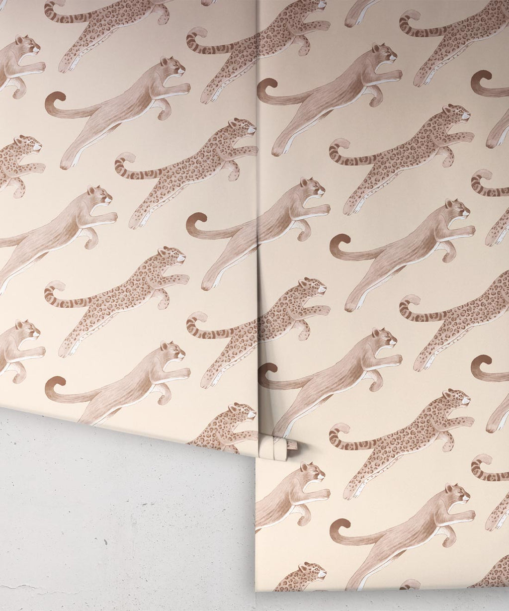 Amazon Big Cat Wallpaper, Sepia