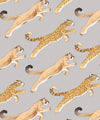 Amazon Big Cat Wallpaper, Warm Grey