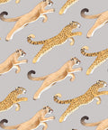 Amazon Big Cat Wallpaper, Warm Grey