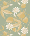 Passiflora Wallpaper, Olive Gold
