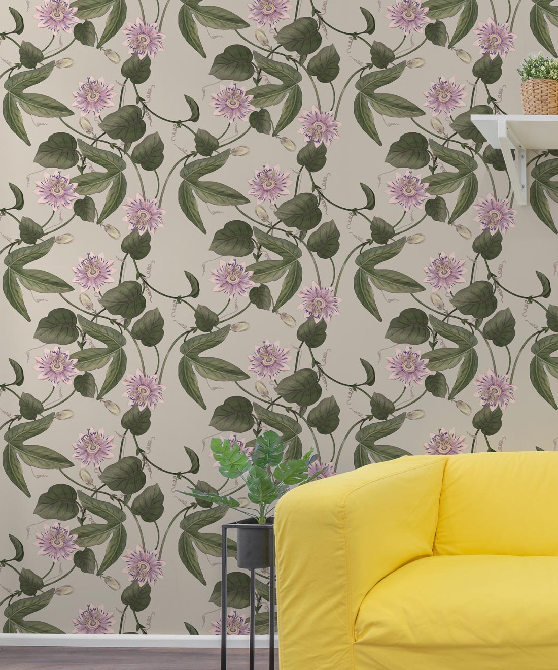 Passiflora Wallpaper, Stone