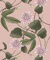Passiflora Wallpaper, Warm Pink