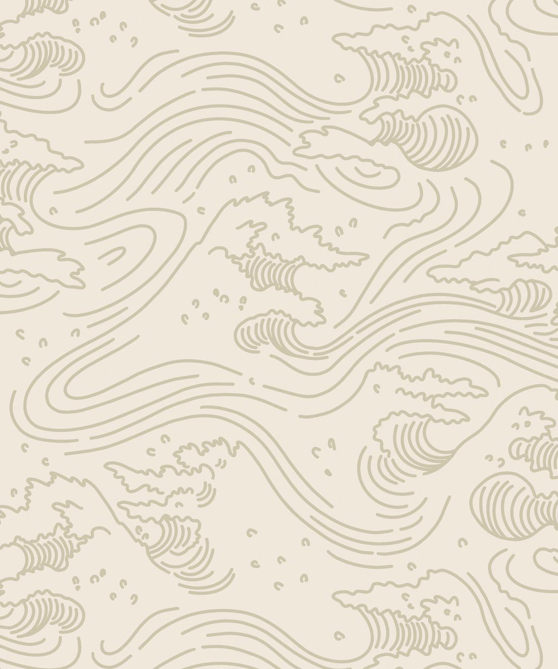 Pororoca Wave Wallpaper, Neutral