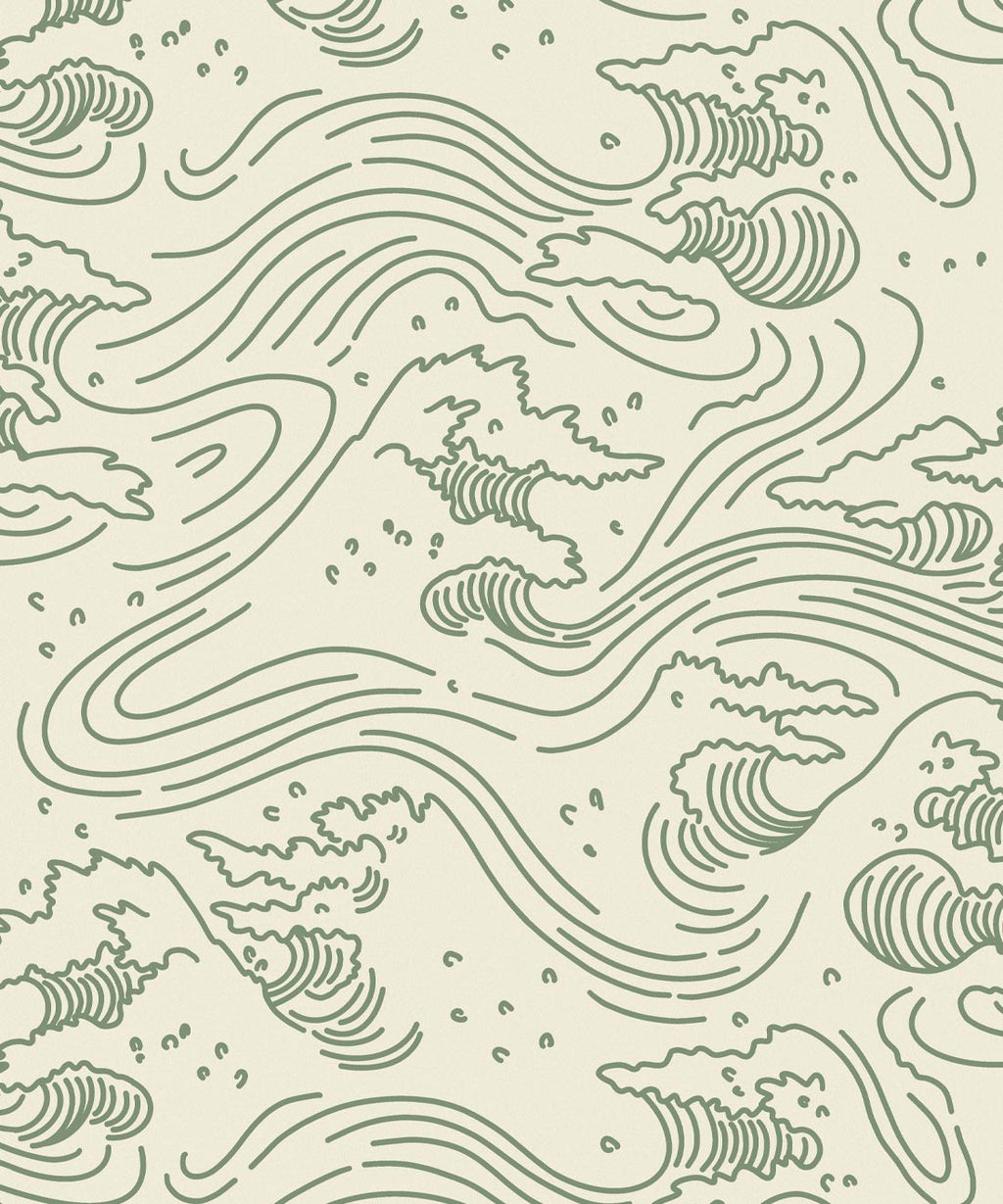 Pororoca Wave Wallpaper, Sand