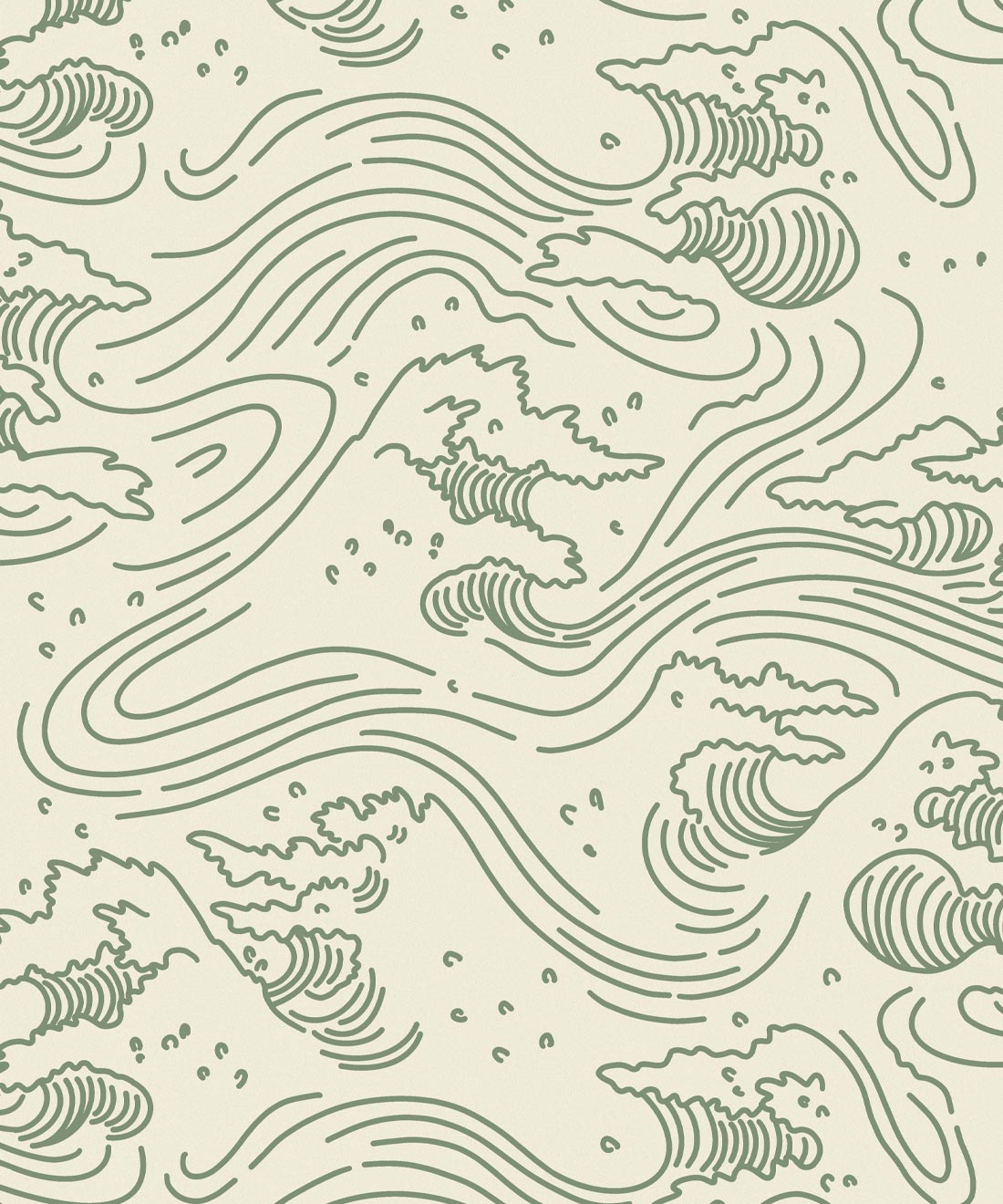 Pororoca Wave Wallpaper, Sand