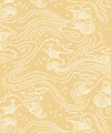Pororoca Wave Wallpaper, Yellow