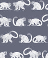 Squirrel Monkeys Wallpaper, Blue