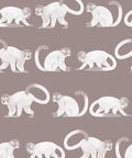 Squirrel Monkeys Wallpaper, Rust
