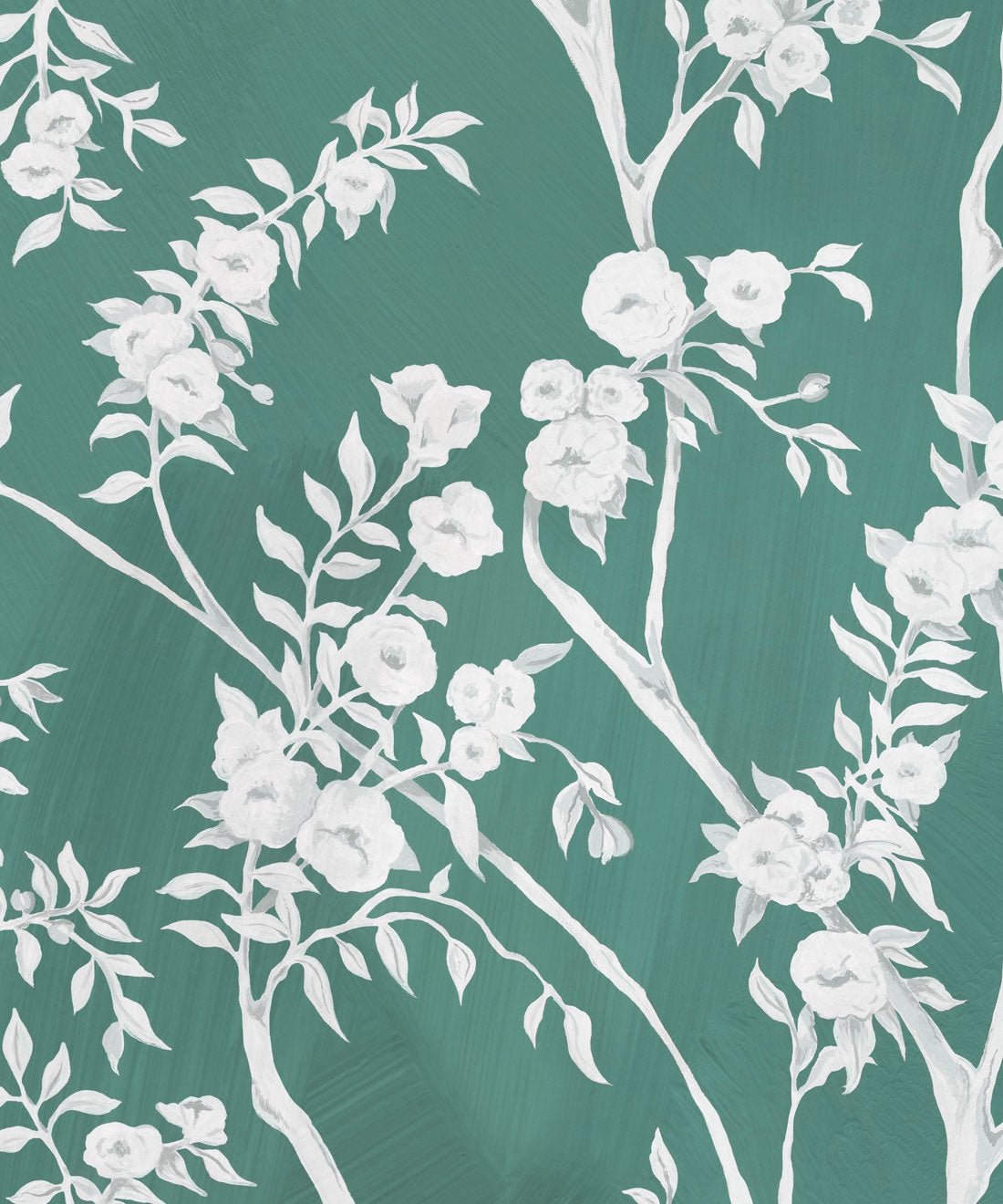Blooming Joy Mural, Jade