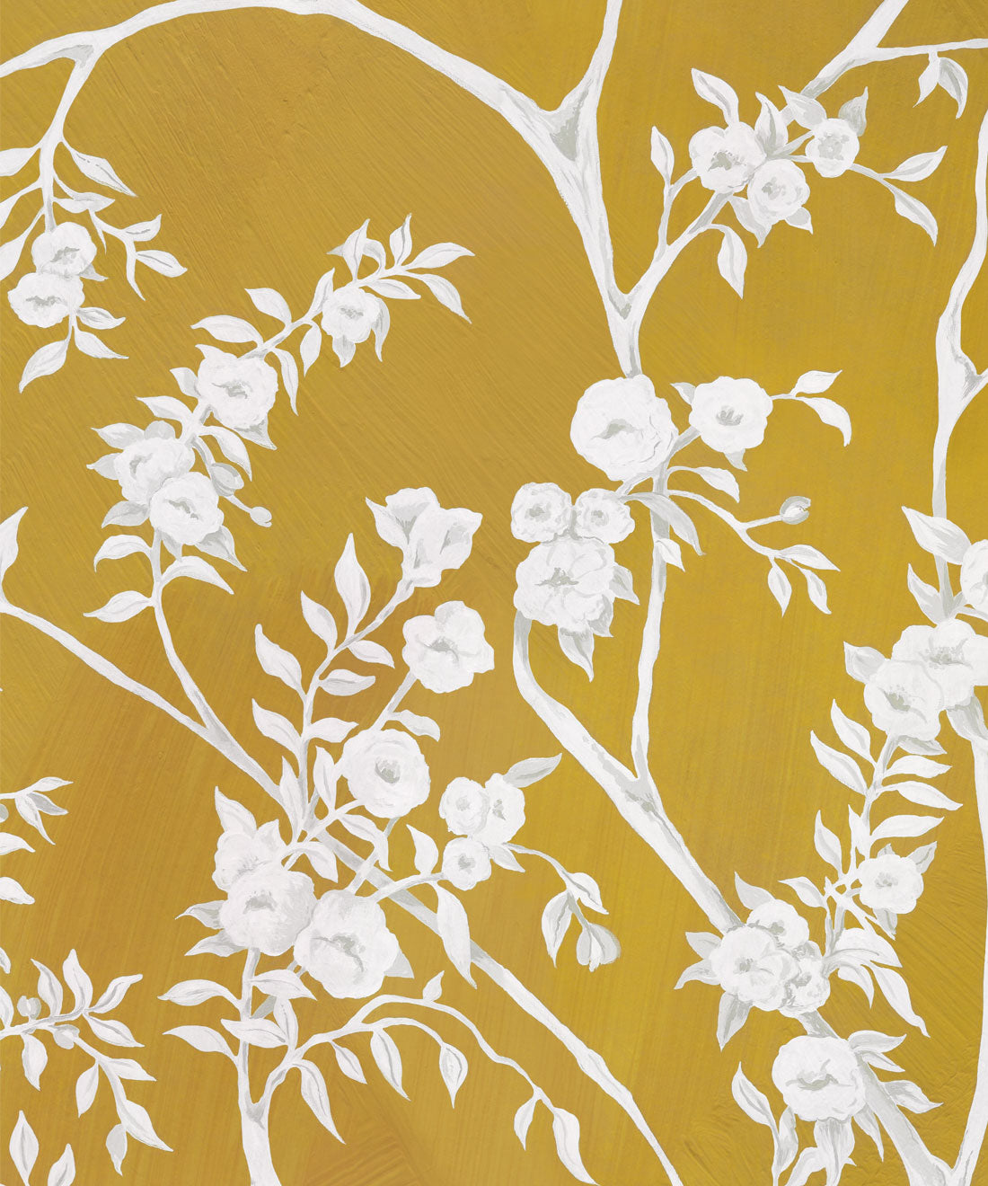 Blooming Joy Mural, Mustard