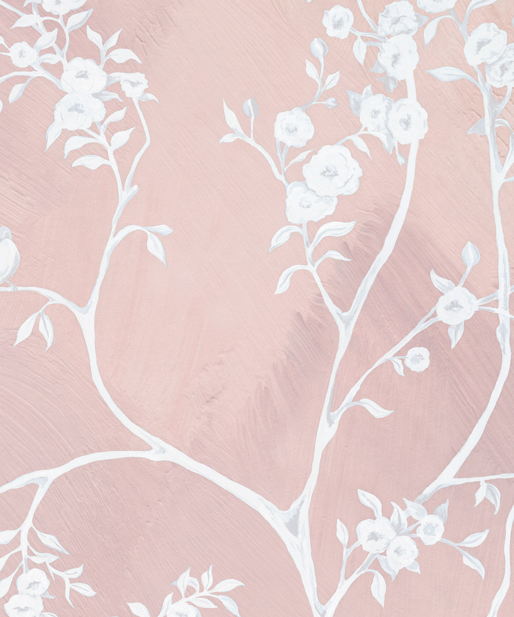Blooming Joy Mural, Blush