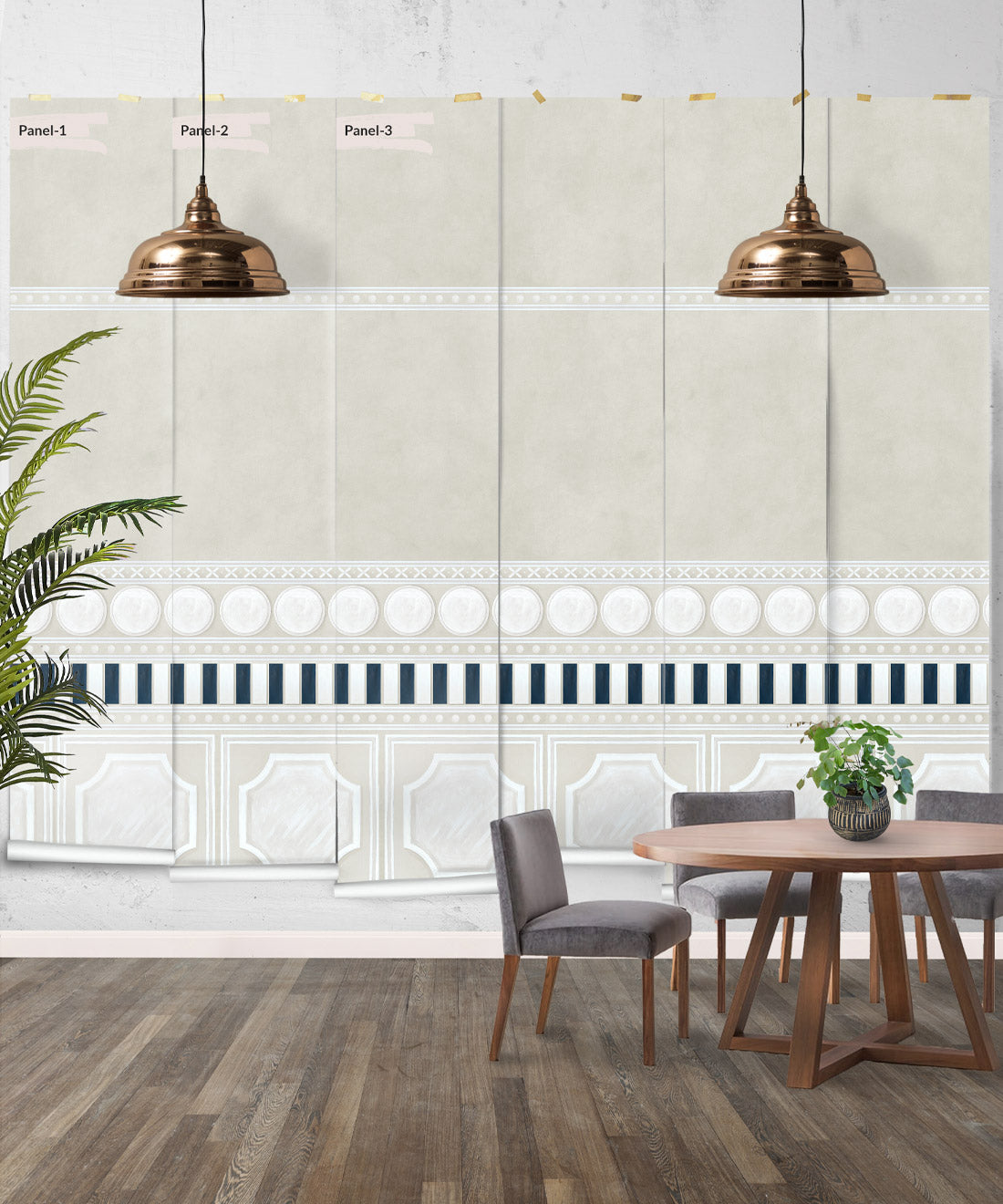 Fresco Mural, Powder Beige