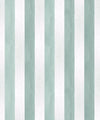 Fresco Stripe Wallpaper, Mint