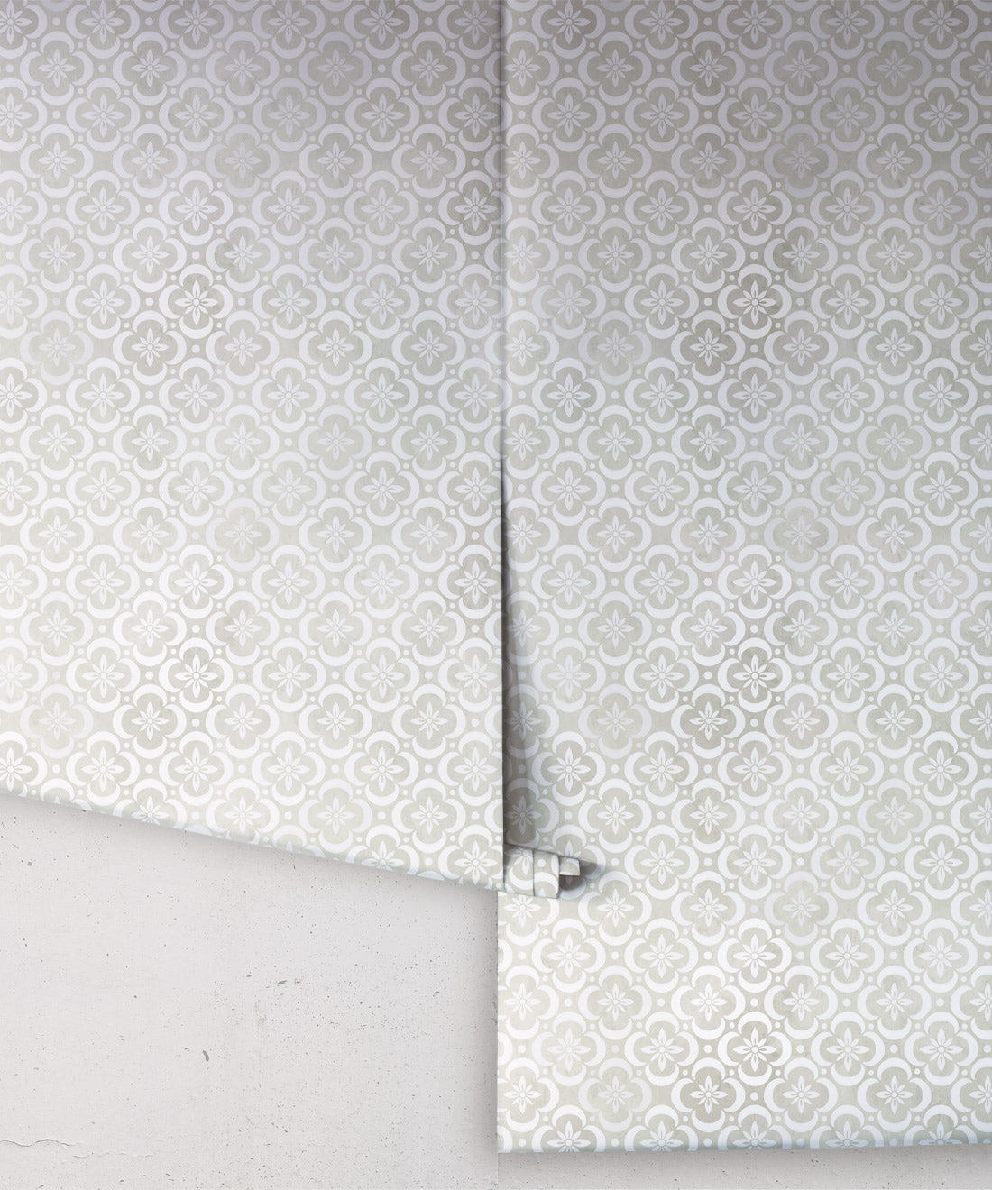 Garden Tiles Wallpaper, Beige