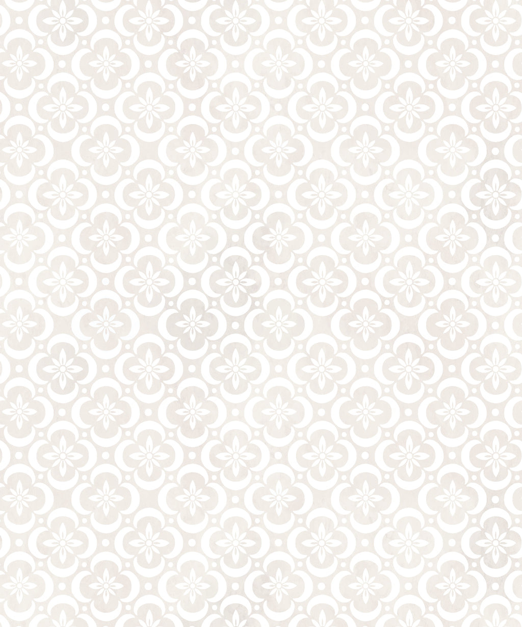 Garden Tiles Wallpaper, Cream