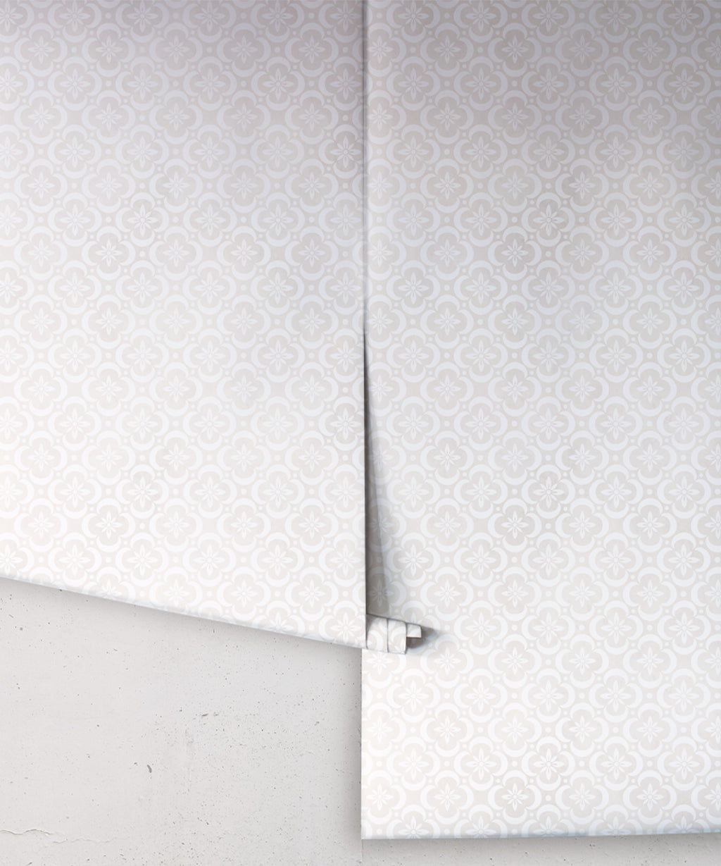 Garden Tiles Wallpaper, Cream