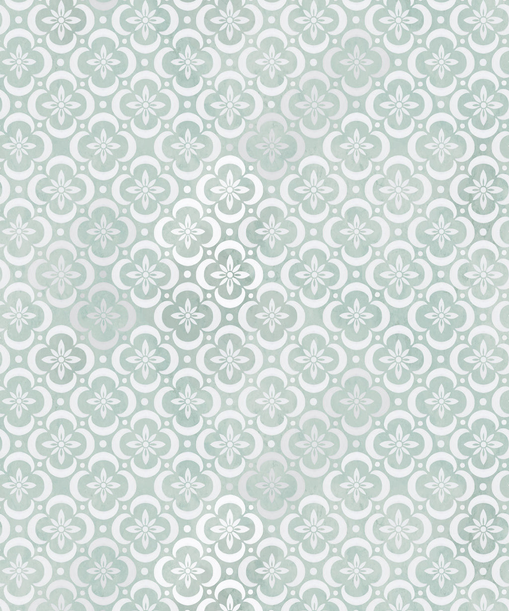Garden Tiles Wallpaper, Cream