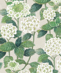 Hydrangea Garden Wallpaper, Beige