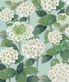 Hydrangea Garden Wallpaper, Blue & White