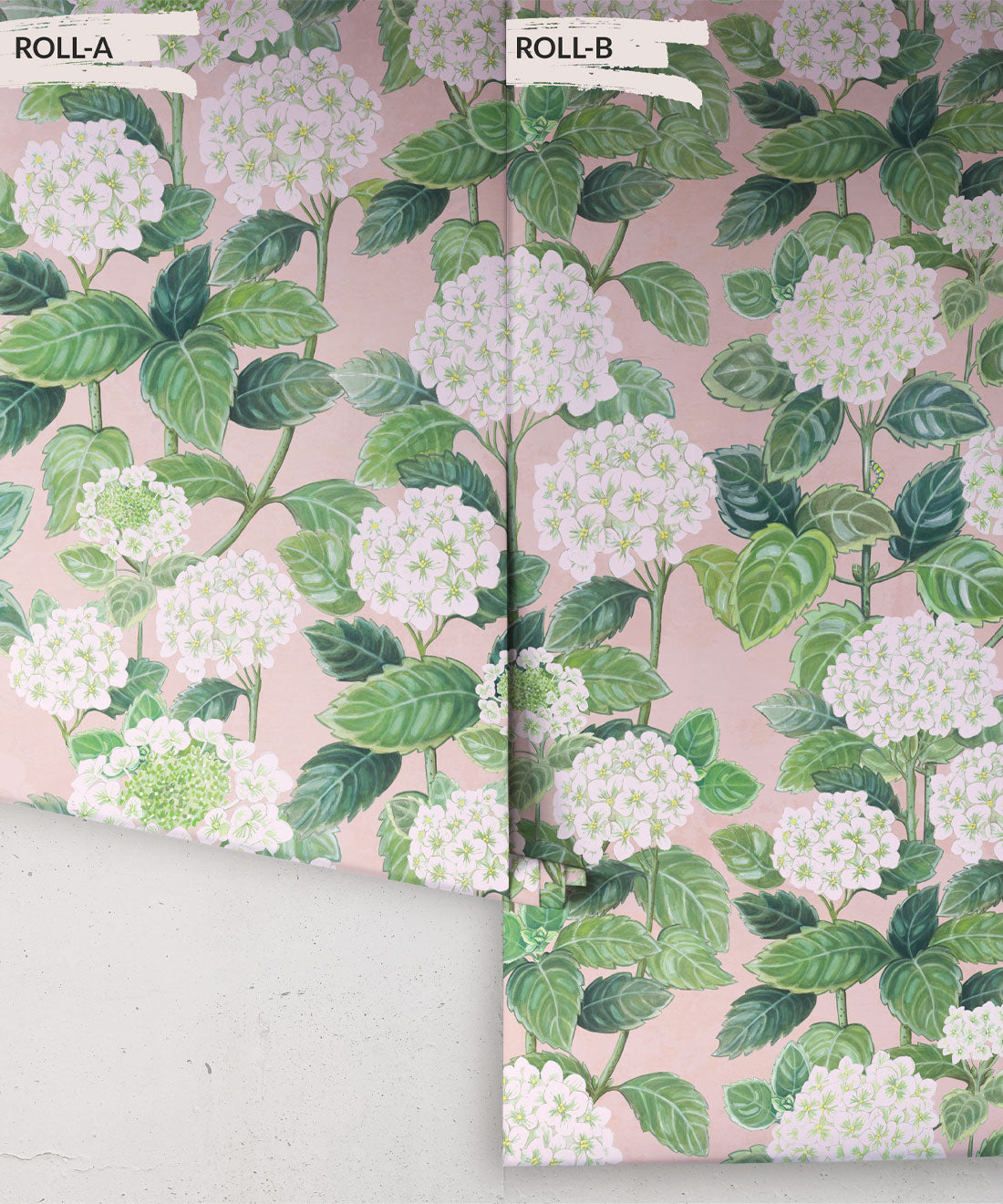 Hydrangea Garden Wallpaper, Pink