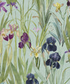 Iris Wallpaper, Blue