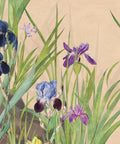 Iris Garden Mural, Pink