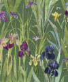 Iris Wallpaper, Green