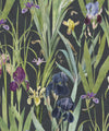 Iris Wallpaper, Navy