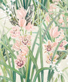 Garden Orchids Wallpaper, Beige