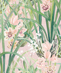 Garden Orchids Wallpaper, Pink