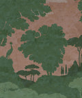 Tuscan Landscape Mural, Terracotta