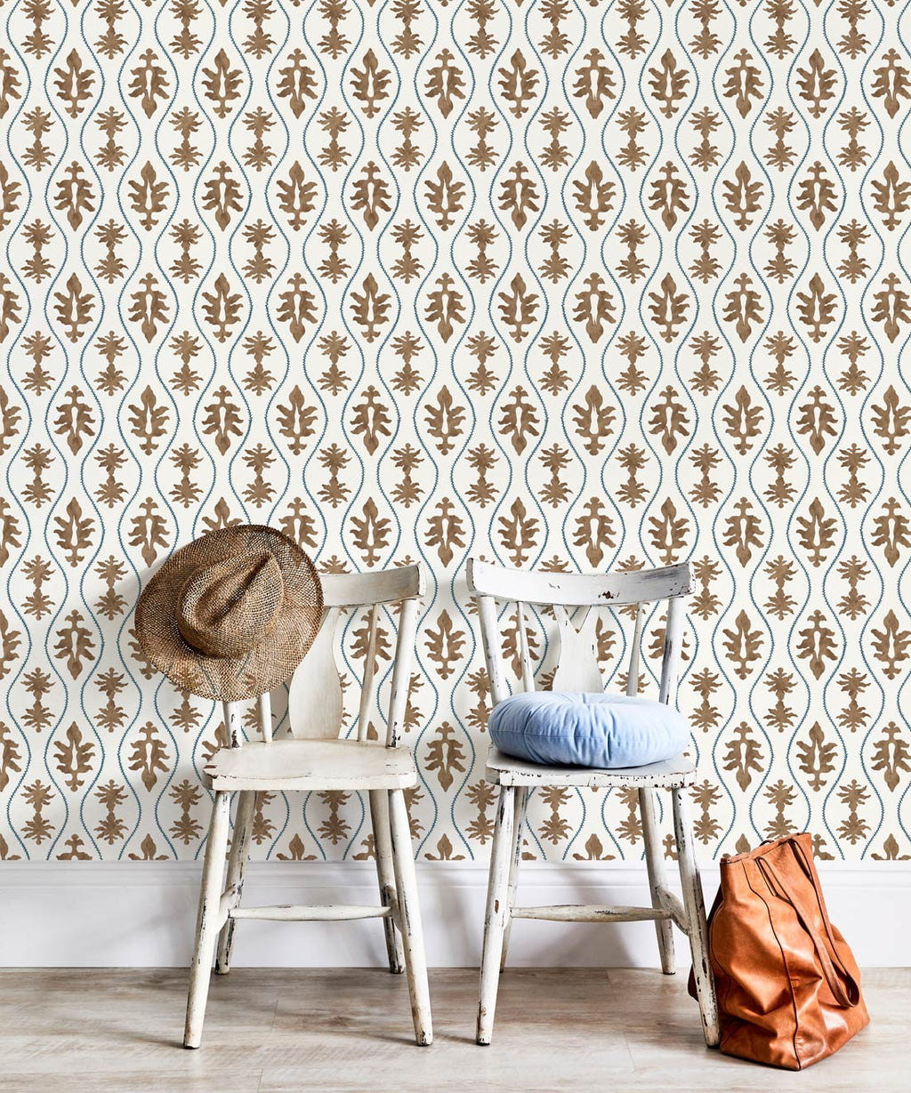 Great Jones Wallpaper, Chestnut