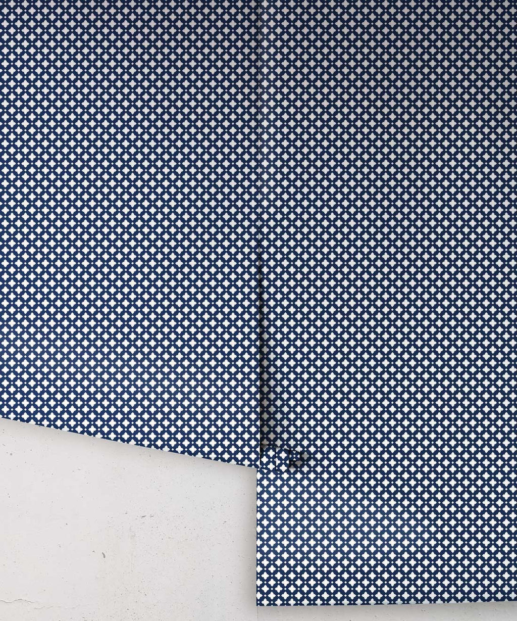 Hudson Wallpaper, Indigo