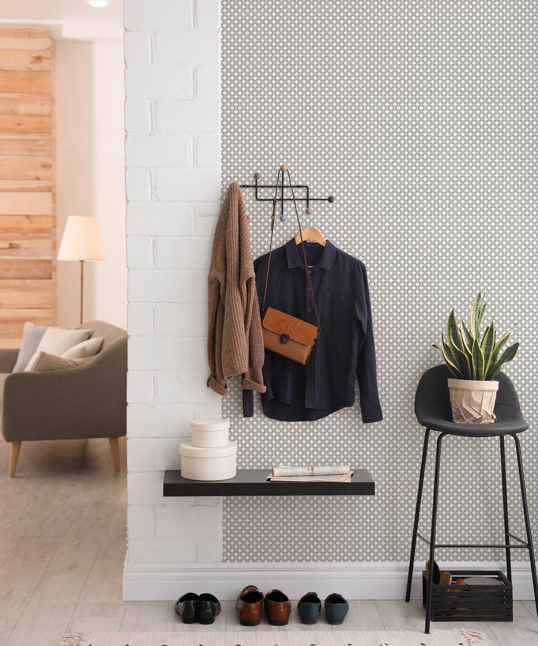 Hudson Wallpaper, Putty