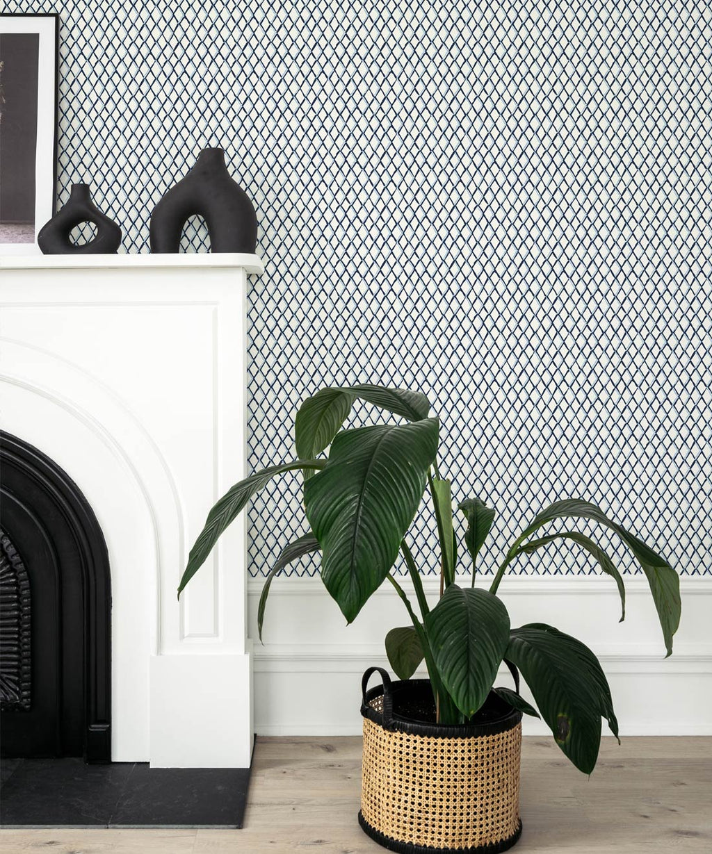 Lexington Wallpaper, Indigo