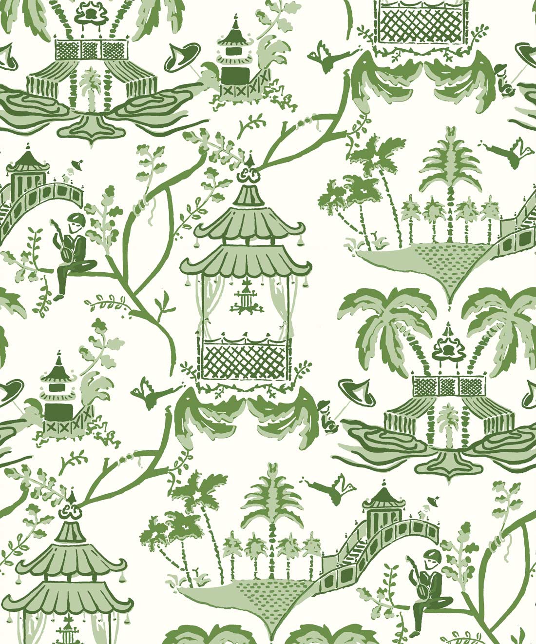 Mulberry Wallpaper, Moss