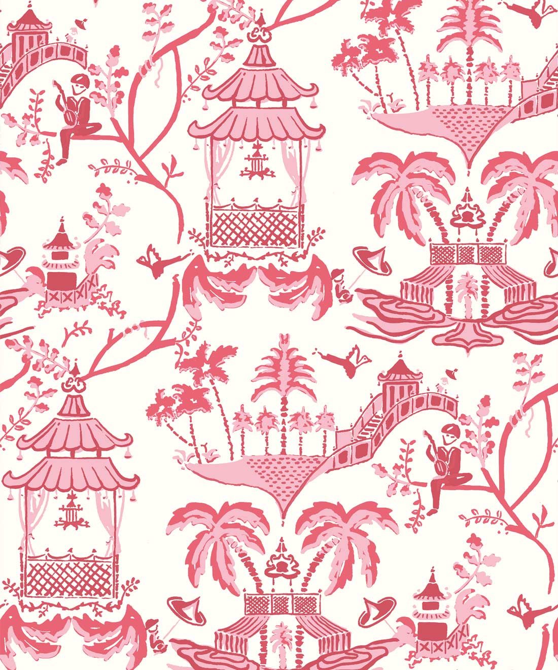 Mulberry Wallpaper, Peony