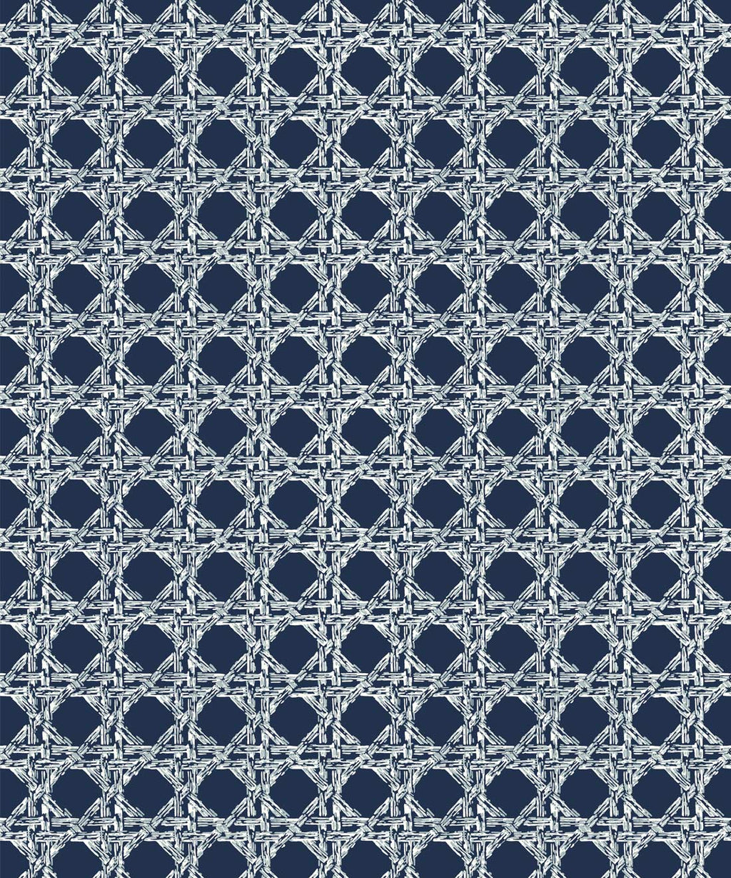 Nevis Wallpaper, Reverse Navy