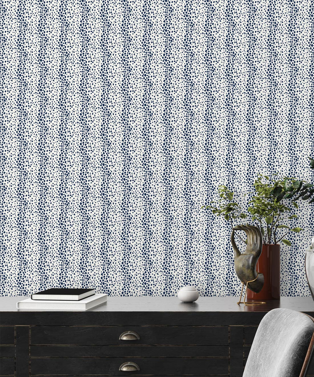 Park Avenue Petite Wallpaper, Indigo