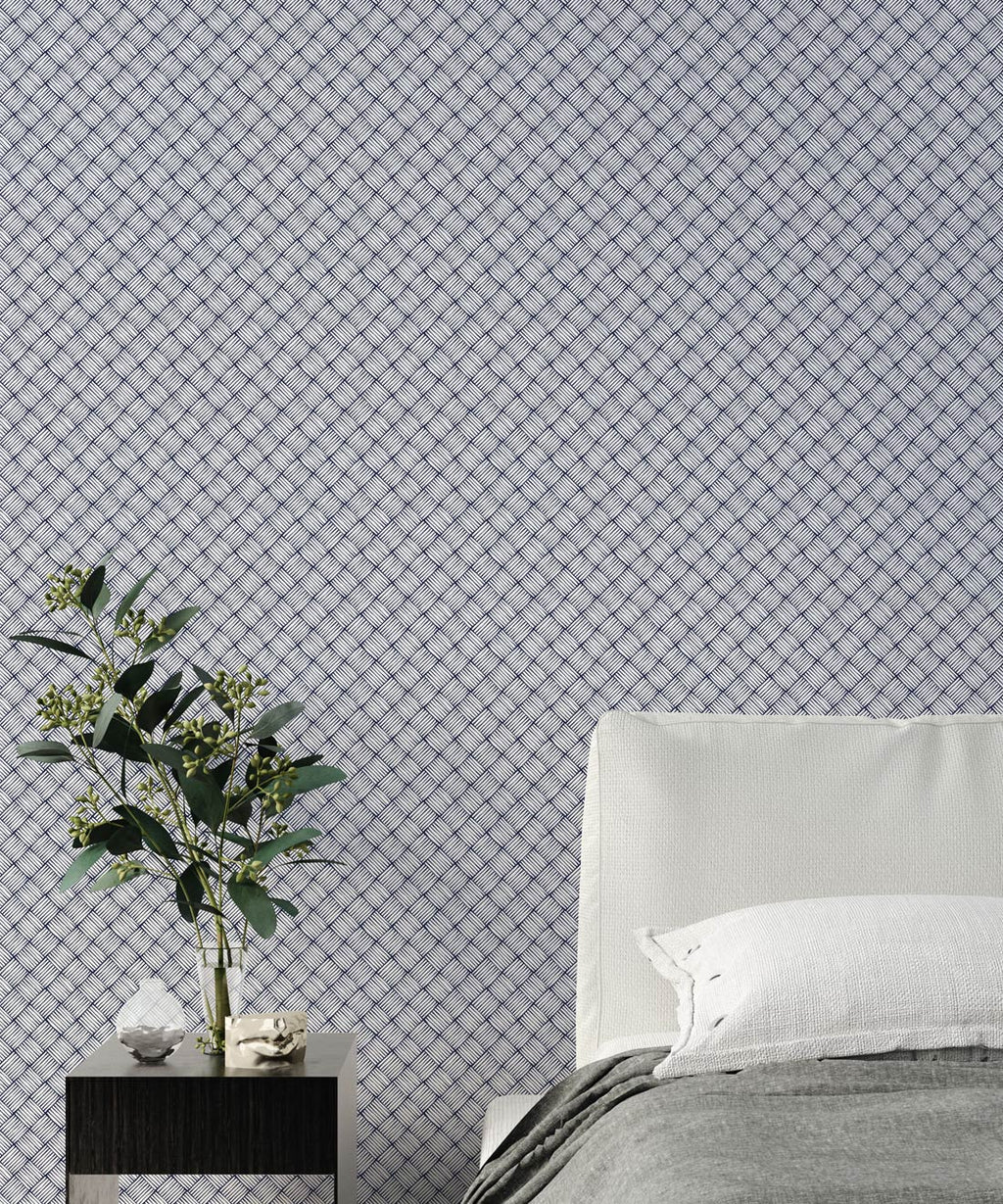 Thompson Petite Wallpaper, Indigo