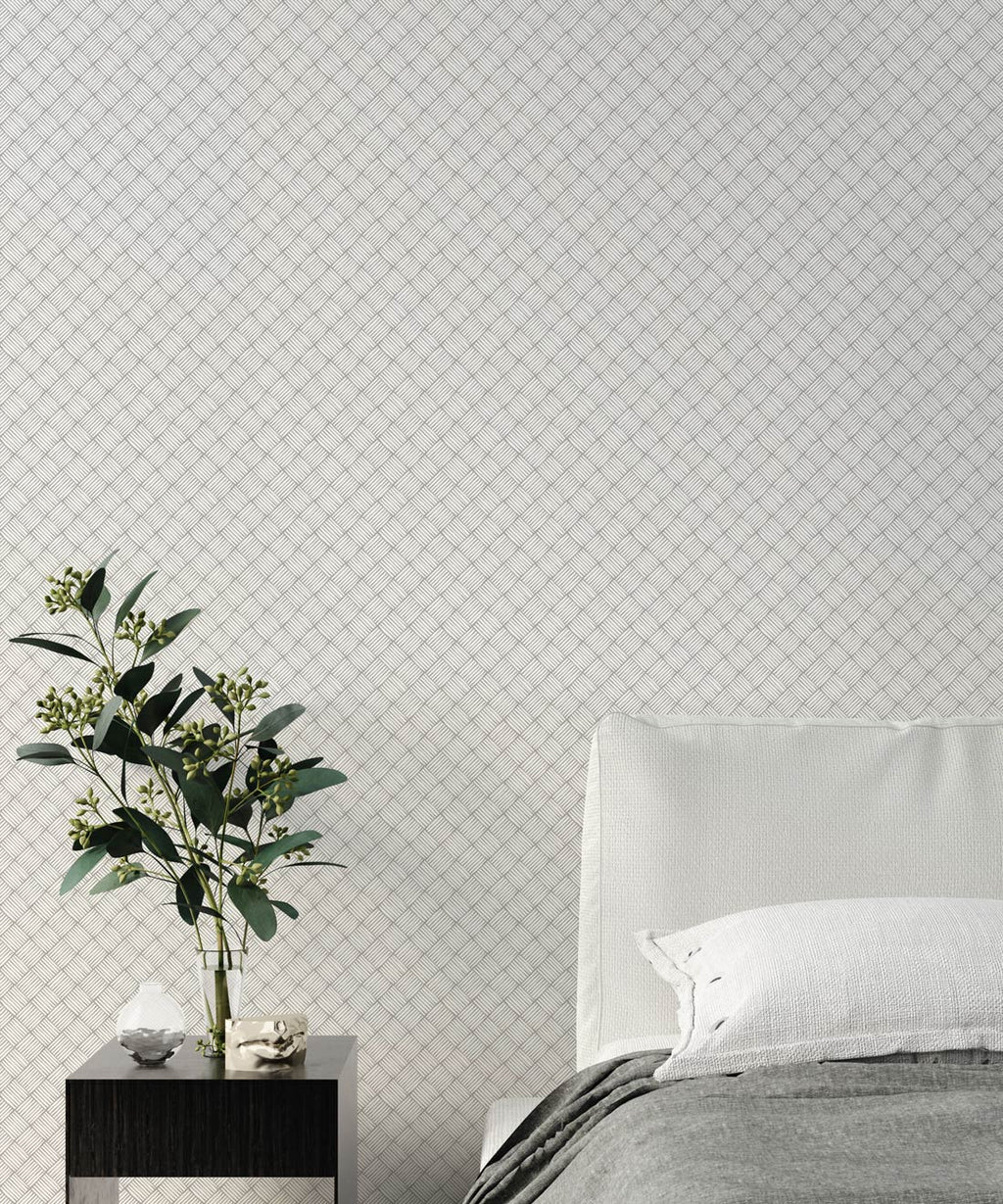 Thompson Petite Wallpaper, Putty