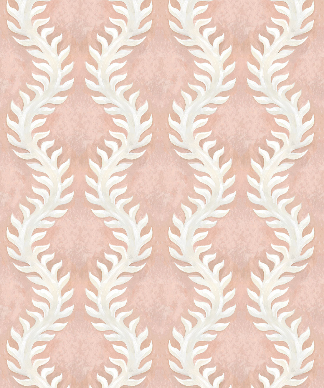 Fern Wallpaper, Dusty Pink