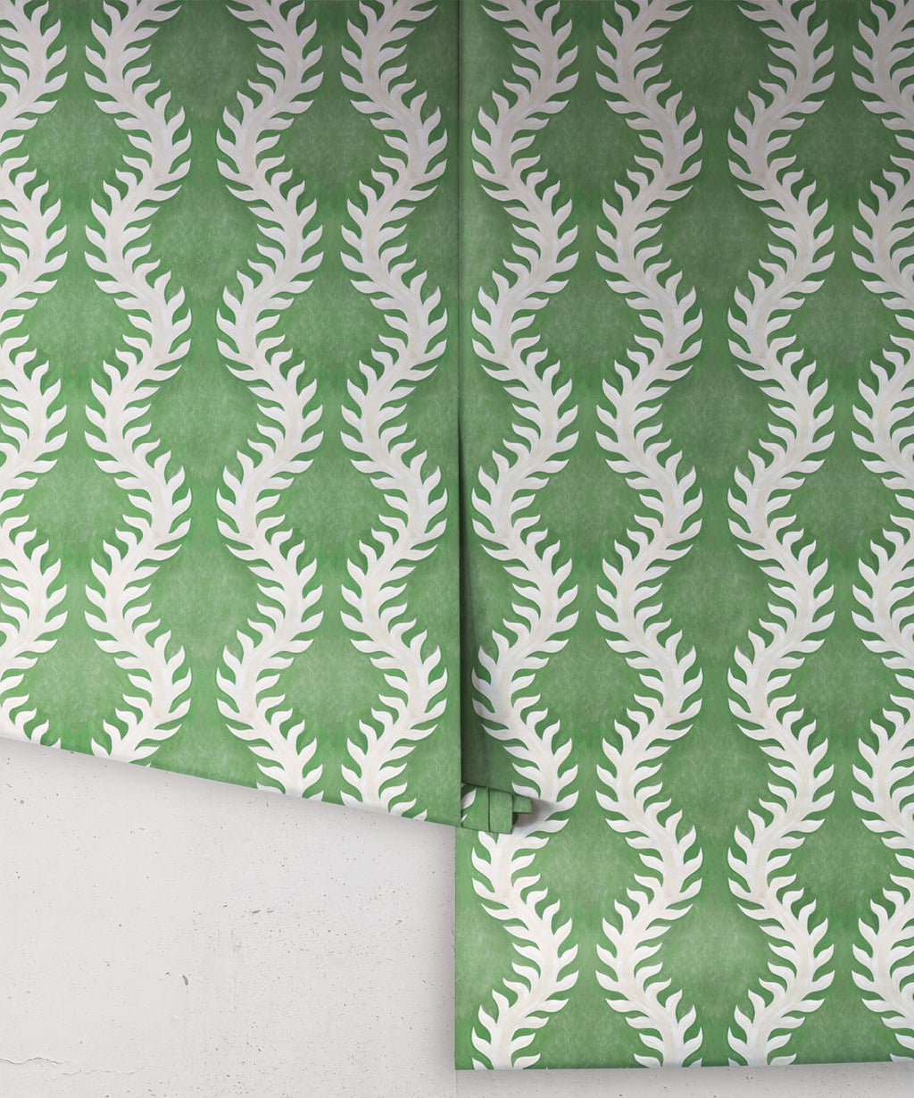 Fern Wallpaper, Fern Green