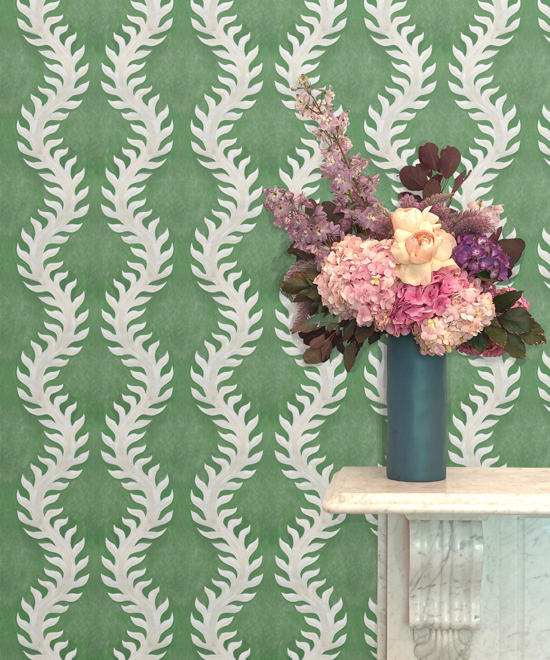 Fern Wallpaper, Fern Green