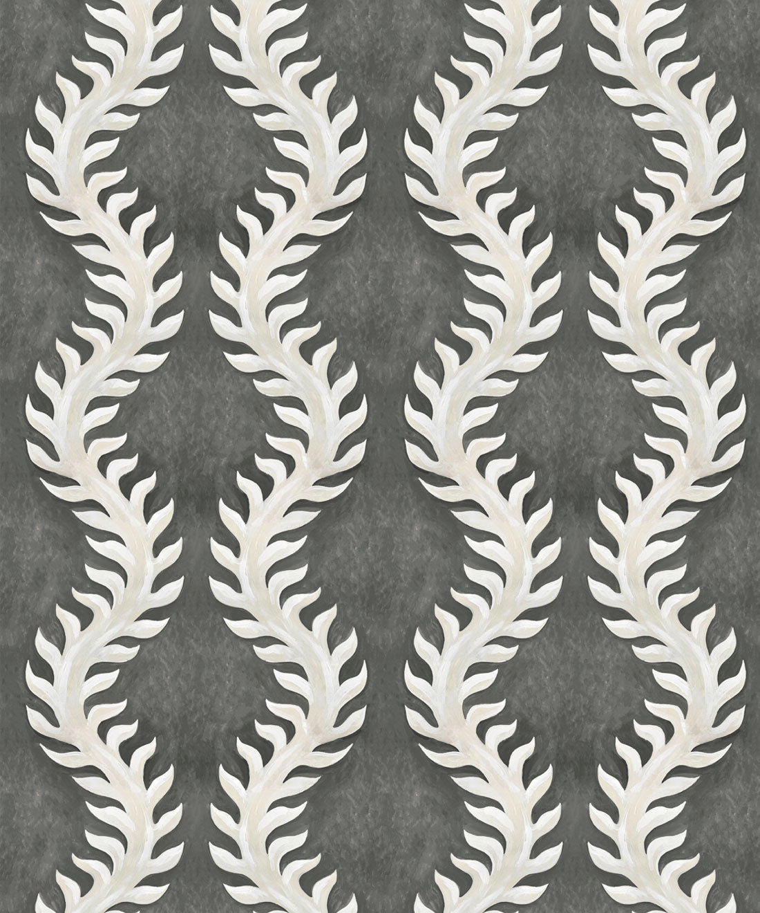 Fern Wallpaper, Grey