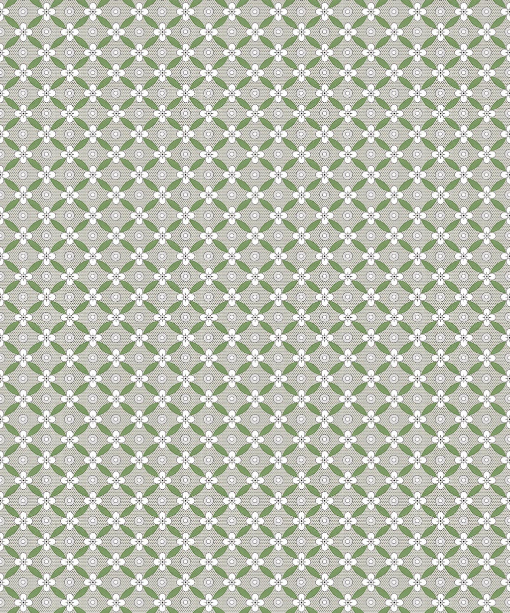 Petite Wallpaper, Fern Green