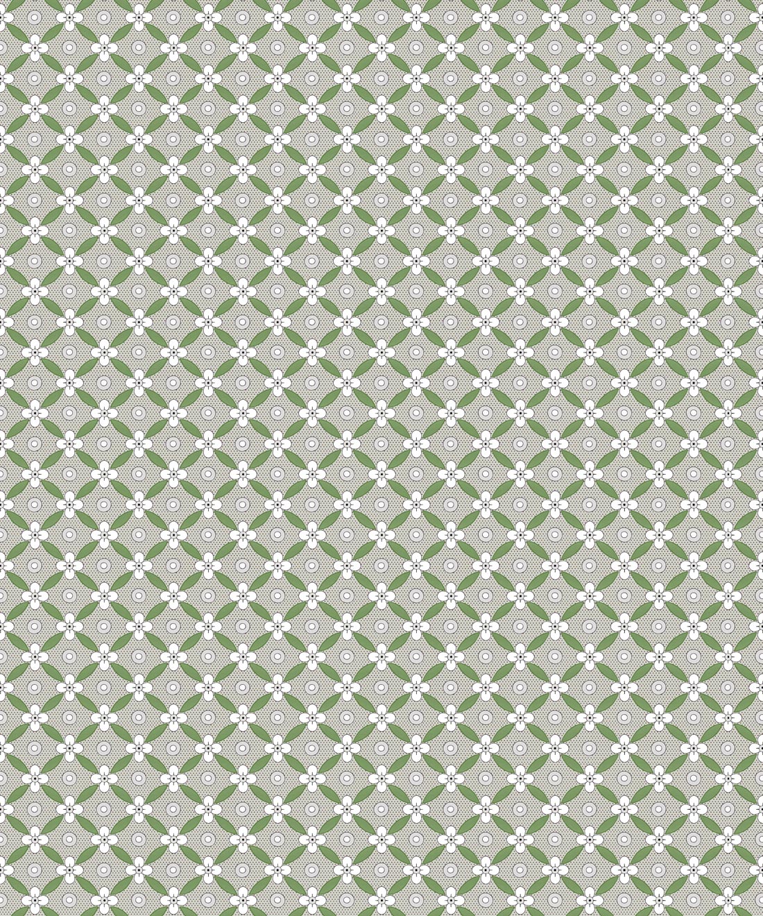 Petite Wallpaper, Fern Green