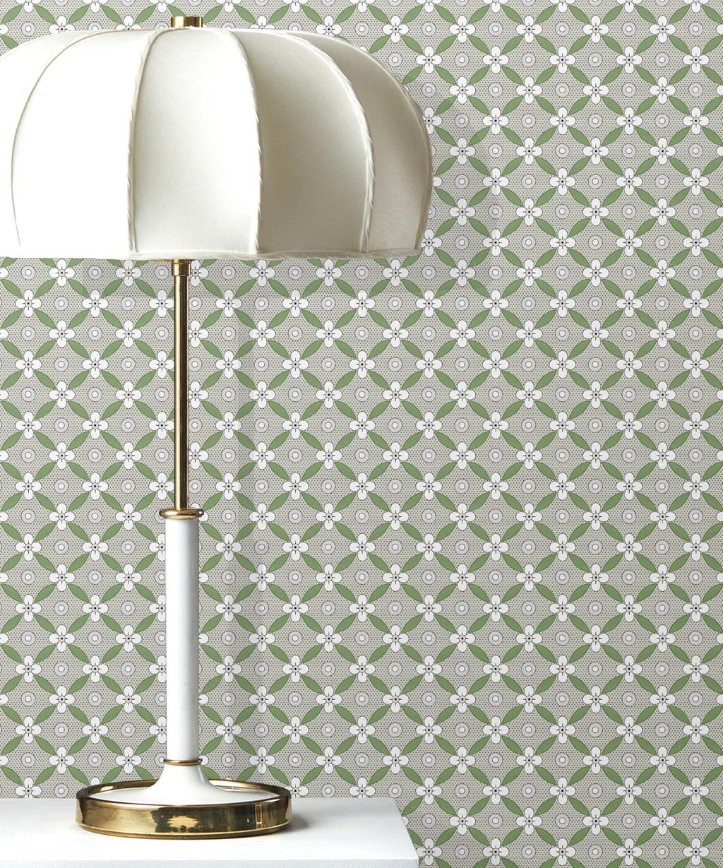 Petite Wallpaper, Fern Green